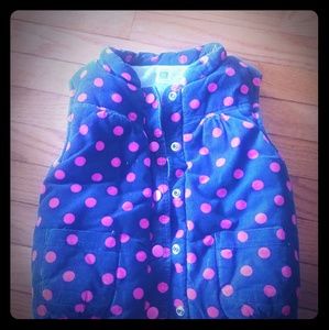 4T girl winter vest